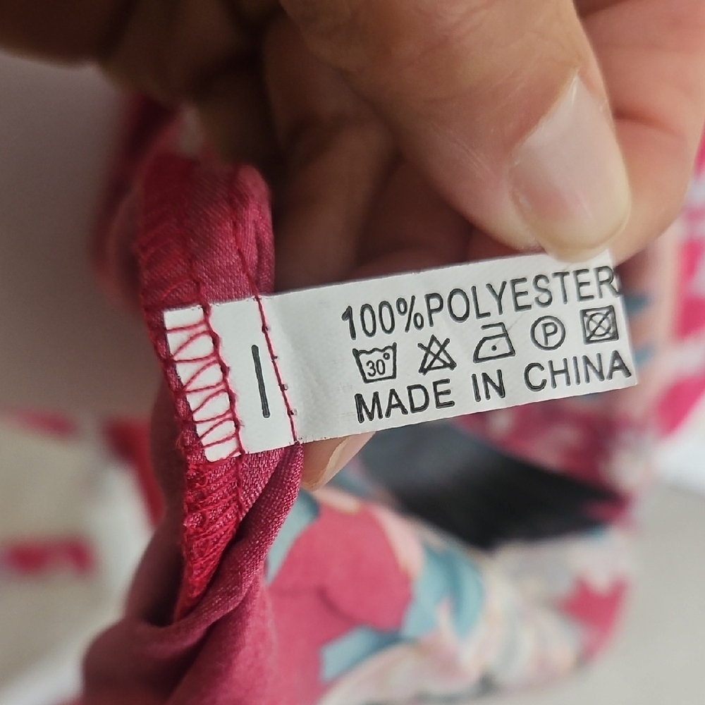 Floral Red Kimono Robe - Picture 5 of 5